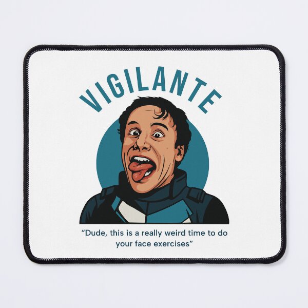 Item preview, Vigilante Face Exercises Quote - Peacemaker Funny Illustration designed and sold by qfa Originals.