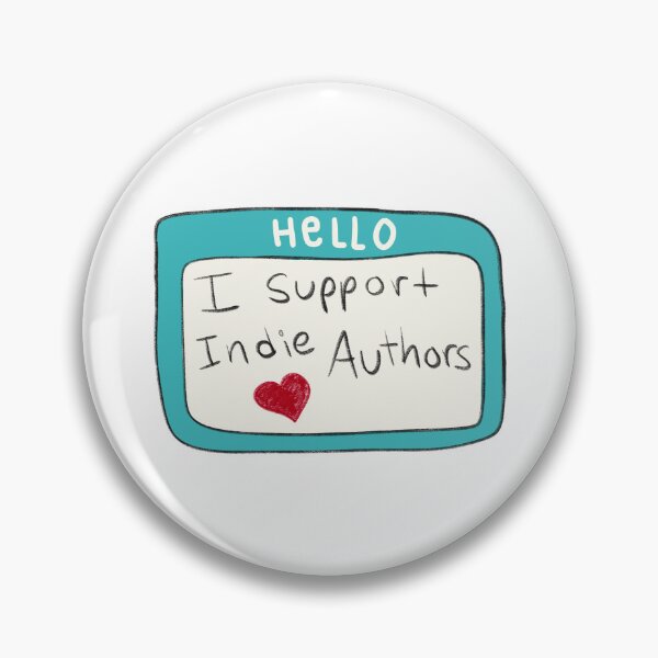 Item preview, I support Indie Authors designed and sold by PolkaDotTurtle.