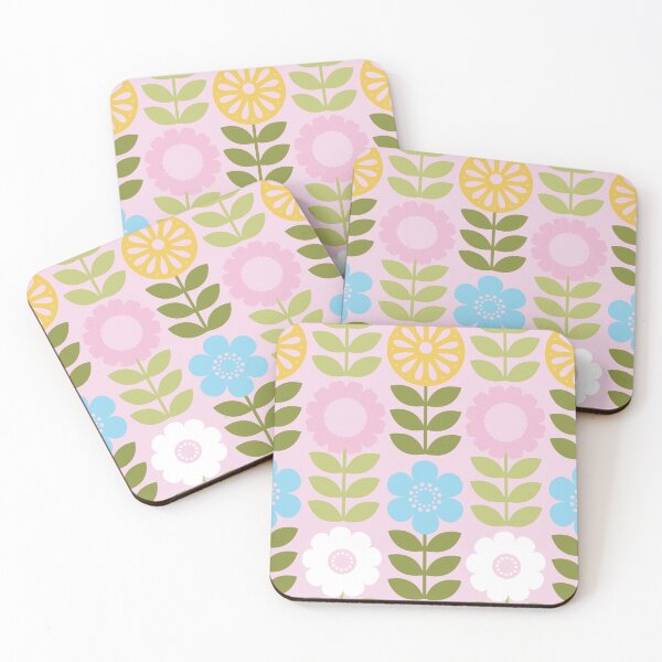 Artikelvorschau, Modische skandinavische Wildblumen in Rosa entworfen und verkauft von YesterdayColl.