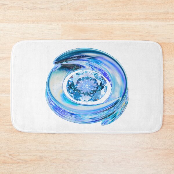 Artikelvorschau, Luxuriöser blauer Flüssigchrom-Edelstein und Diamant entworfen und verkauft von MinimalAurashop.