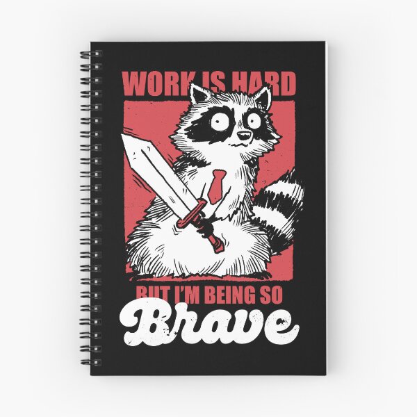 Item preview, Raccoon Brave at Work designed and sold by Studio Mootant.