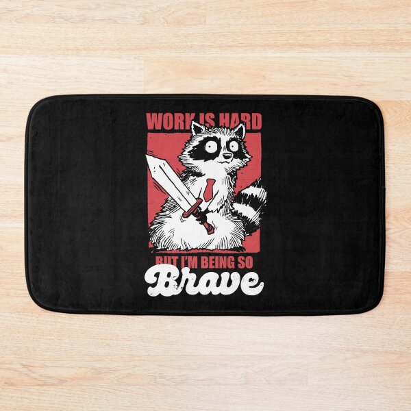 Item preview, Raccoon Brave at Work designed and sold by Studio Mootant.