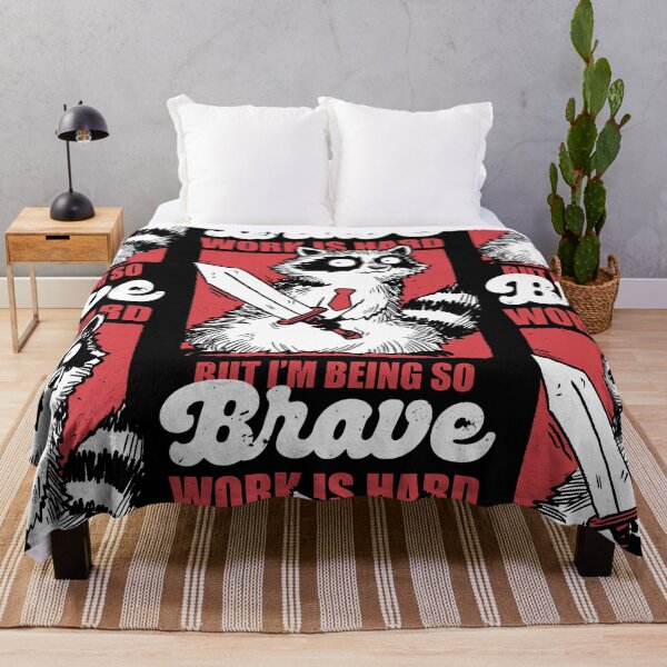 Item preview, Raccoon Brave at Work designed and sold by Studio Mootant.