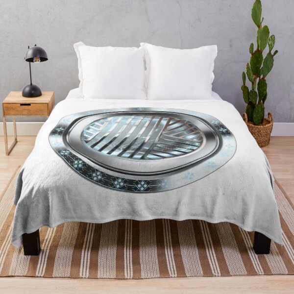 Item preview, Futuristic Sci-Fi Silver Energy Core and Metal Grille designed and sold by MinimalAurashop.