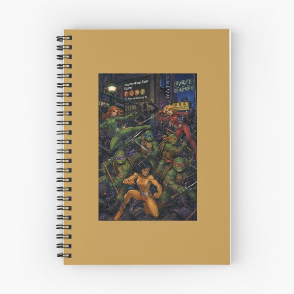 Item preview, TMNT × Totally Spies – Delancey Essex Street NYC Crossover Fan Art designed and sold by     Crowned Canvas Studio ⭐ .