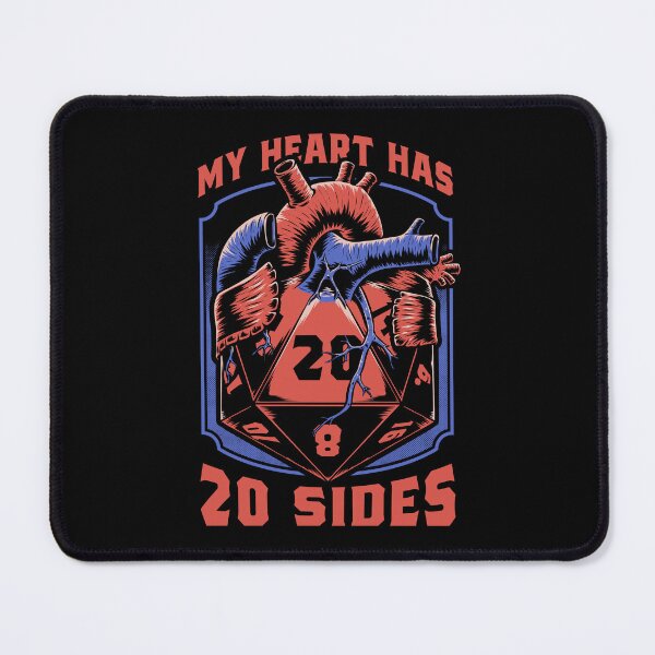 Item preview, RPG d20 Dice Heart designed and sold by Studio Mootant.