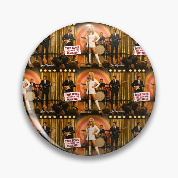 Item preview, Nancy Sinatra “These Boots Are Made for Walkin’” Retro 1960s TV Stage Performance Art designed and sold by The Art Queen Of Michigan .
