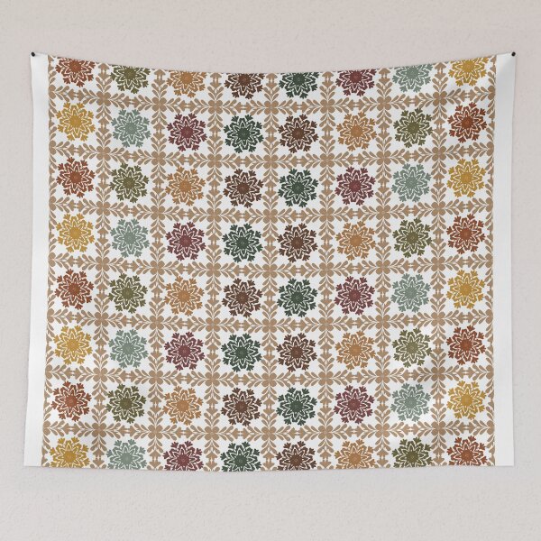 Item preview, Modern geometric pattern featuring a balanced arrangement of geometric shapes, designed and sold by Line-Aura.