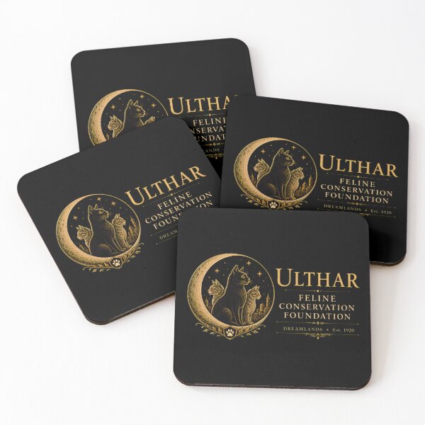 Item preview, Ulthar Feline Conservation Foundation | Lovecraft Cat Sanctuary Vintage Emblem designed and sold by Extravanganzza.