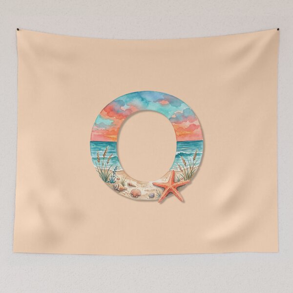 Item preview, Coastal Initial O Beach Ocean Monogram Seashell Personalized Design designed and sold by Sea Gem.