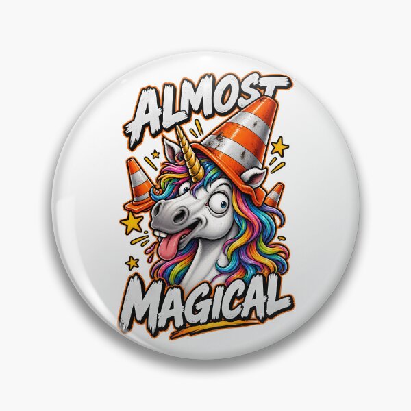 Item preview, Almost Magical Unicorn – Funny Horse Traffic Cone Hat designed and sold by Irysek.