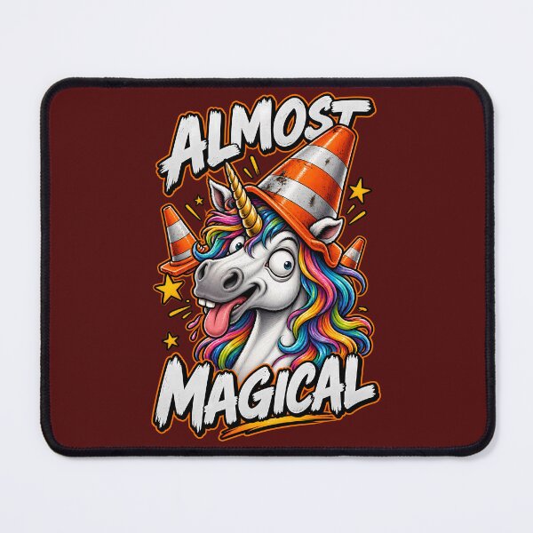 Item preview, Almost Magical Unicorn – Funny Horse Traffic Cone Hat designed and sold by Irysek.