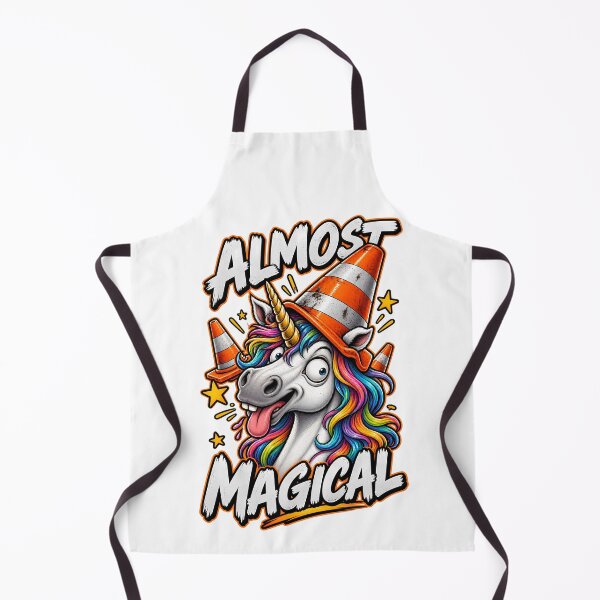 Item preview, Almost Magical Unicorn – Funny Horse Traffic Cone Hat designed and sold by Irysek.