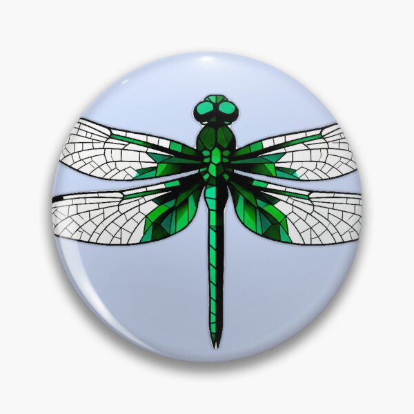 Item preview, Turquoise Geometric Dragonfly Top View Vector Illustration Symmetrical Art designed and sold by Nexus Space.