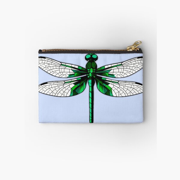 Item preview, Turquoise Geometric Dragonfly Top View Vector Illustration Symmetrical Art designed and sold by Nexus Space.