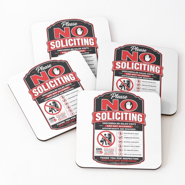 Item preview, No Soliciting designed and sold by BestCoolStuff.