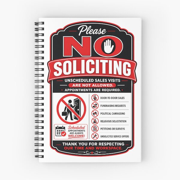 Item preview, No Soliciting designed and sold by BestCoolStuff.