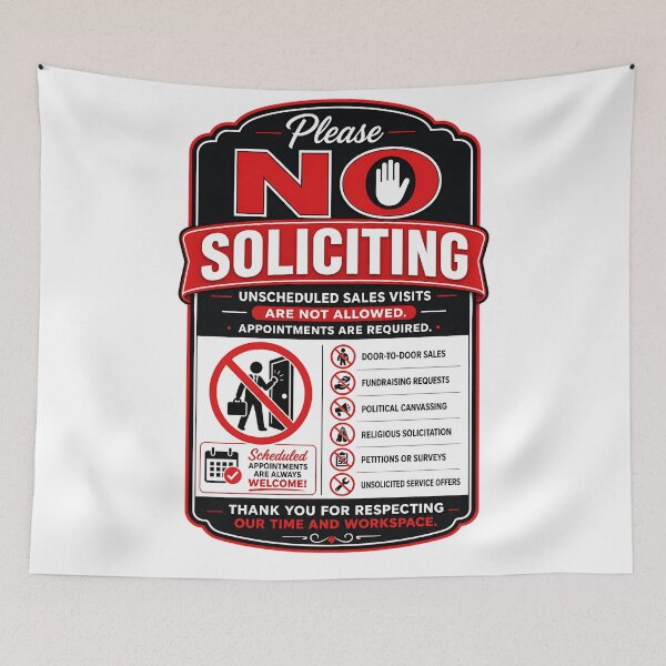 Item preview, No Soliciting designed and sold by BestCoolStuff.