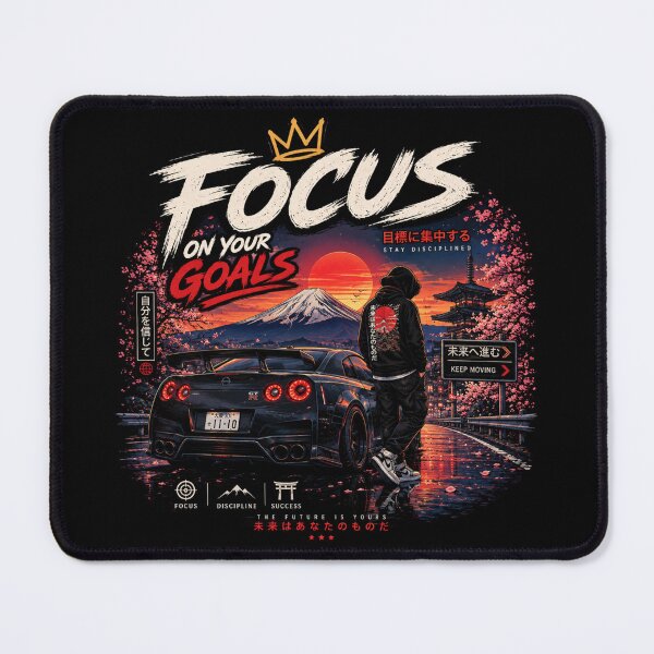 Item preview, Focus On Your Goals – Japanese JDM Streetwear Car designed and sold by SilverLook48.