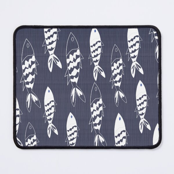 Item preview, Colorful fish pattern area rug featuring beautifully illustrated aquatic motifs inspired by marine life designed and sold by Line-Aura.