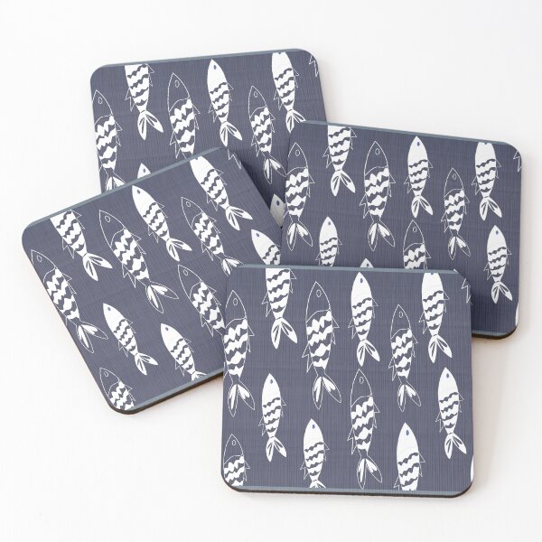 Item preview, Colorful fish pattern area rug featuring beautifully illustrated aquatic motifs inspired by marine life designed and sold by Line-Aura.