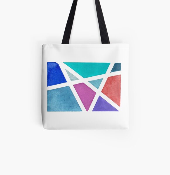 Digitized Original Watercolor Painting All Over Print Tote Bag