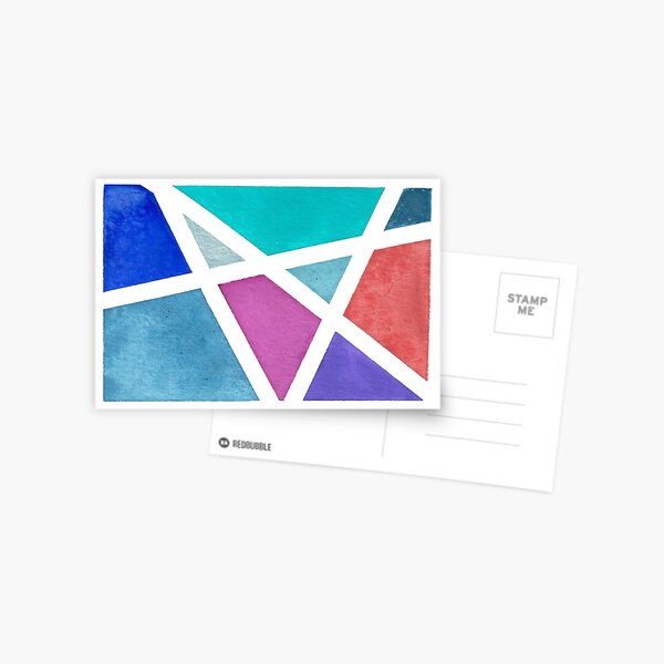 Digitized Original Watercolor Painting Postcard