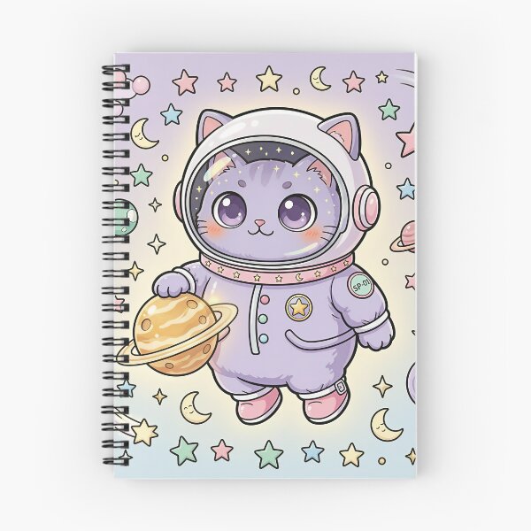 Item preview, Pastel Kawaii Space Cat Astronaut designed and sold by DIUMERI.