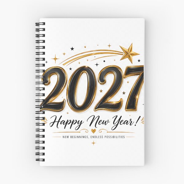 Item preview, Elegant Happy New Year 2027 designed and sold by TinyWeird.