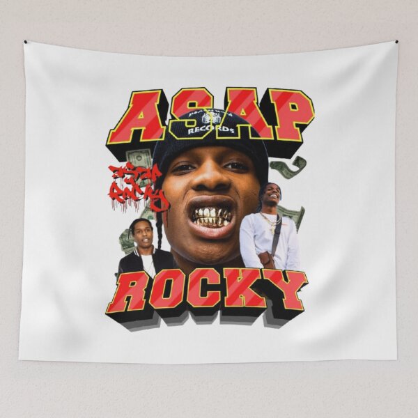 Item preview, ASAP Rocky Fashion Hip Hop Vintage Retro Graphic designed and sold by Mnx6.