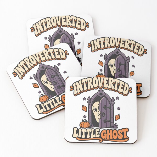 Item preview,  Introverted Little Ghost - Cute Shy Halloween Spirit designed and sold by Zenith Design.