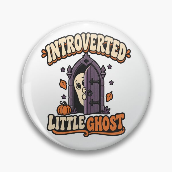 Item preview,  Introverted Little Ghost - Cute Shy Halloween Spirit designed and sold by Zenith Design.