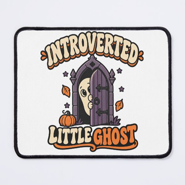 Item preview, Introverted Little Ghost - Cute Shy Halloween Spirit designed and sold by Zenith Design.