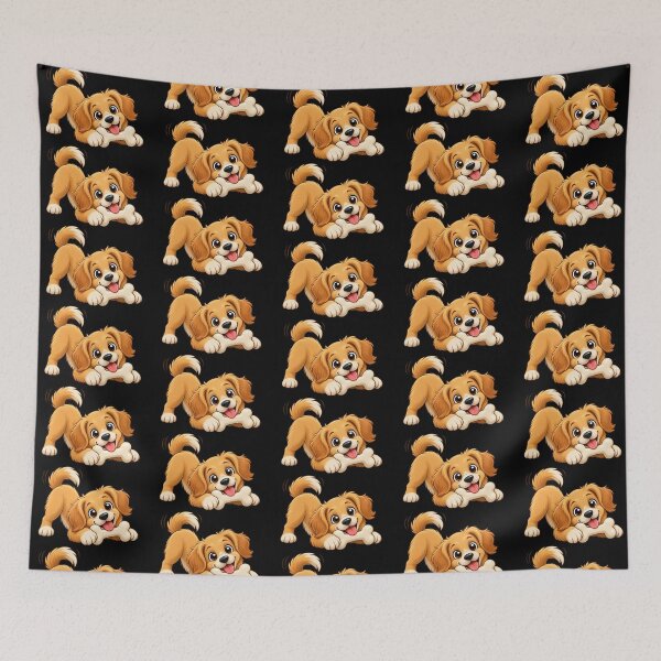 Item preview, Cute puppy - Dog playing with a bone designed and sold by The-Radiologist.