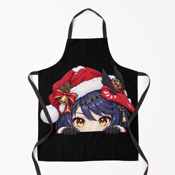 Item preview, Kujou Sara Genshin Impact Christmas Peeking Chibi designed and sold by mildaclairmo.