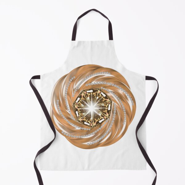 Item preview, Luxury Bronze and Diamond Swirl with Glowing Center designed and sold by MinimalAurashop.