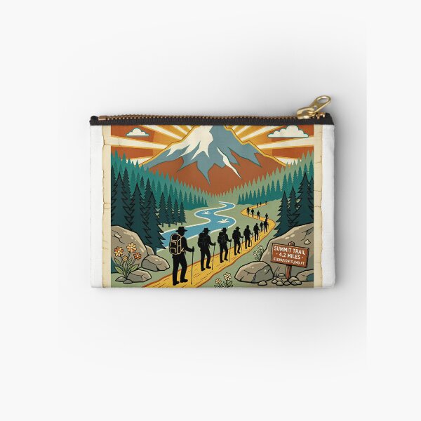 Item preview, Hiking Aesthetic Vintage Travel Poster designed and sold by DIUMERI.