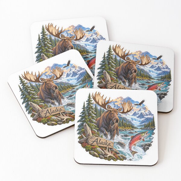 Item preview, Alaska Hunting & Fishing designed and sold by Whimspired By Paxx.