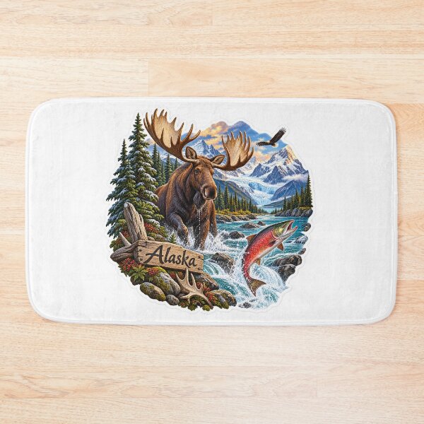Item preview, Alaska Hunting & Fishing designed and sold by Whimspired By Paxx.