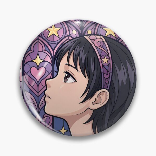 Item preview, Shizuka Kuze Takopi Original Sin Starry Purple Stained Glass designed and sold by mildaclairmo.