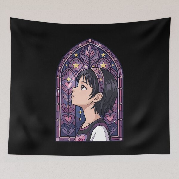 Item preview, Shizuka Kuze Takopi Original Sin Starry Purple Stained Glass designed and sold by mildaclairmo.