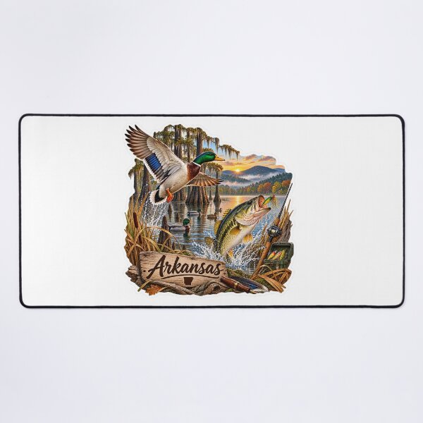 Item preview, Arkansas Hunting & Fishing designed and sold by Whimspired By Paxx.