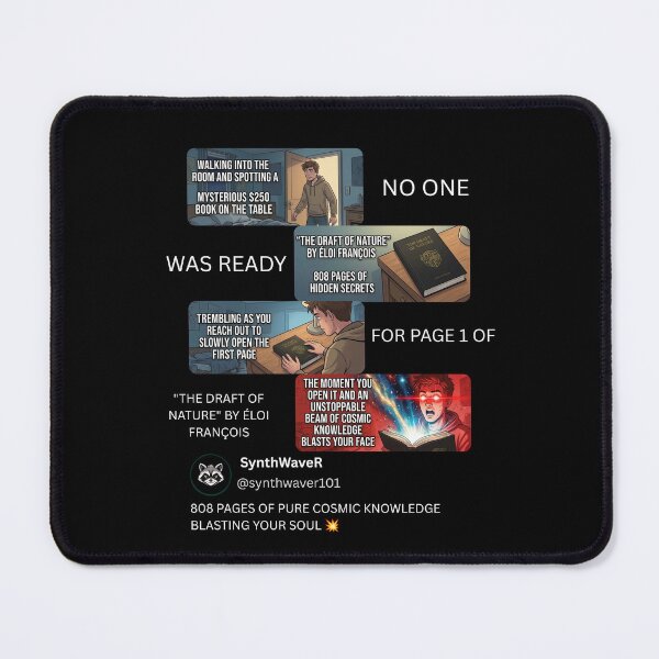 Item preview, The Draft Of Nature Meme - Cosmic Knowledge Book designed and sold by SynthWaveR.