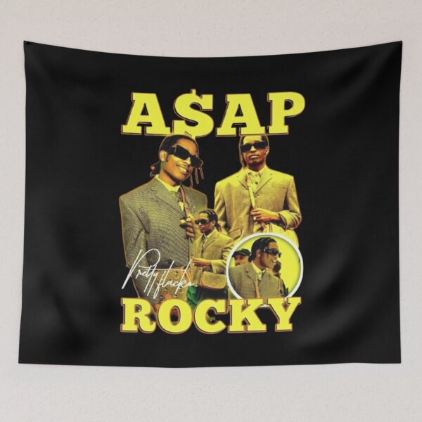 Item preview, ASAP Rocky Fashion Hip Hop Vintage Retro Graphic designed and sold by Mnx6.