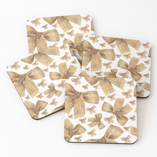Item preview, Burlap Bow Seamless Pattern designed and sold by shazdesign24.
