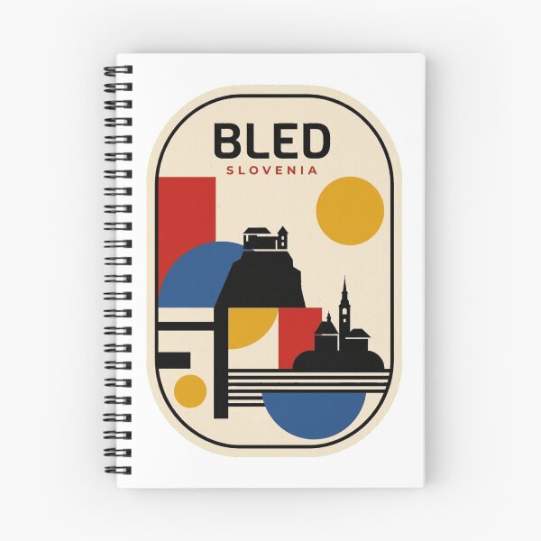 Item preview, Retro Bled Bauhaus Geometric Skyline designed and sold by k3rstman1.