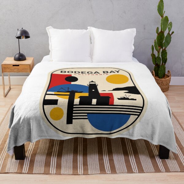 Item preview, Retro Bodega Bay Bauhaus Geometric Skyline designed and sold by k3rstman1.