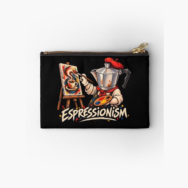 Item preview, Espressionism - Funny Moka Pot Coffee Painter Artist Pun designed and sold by DogLord.