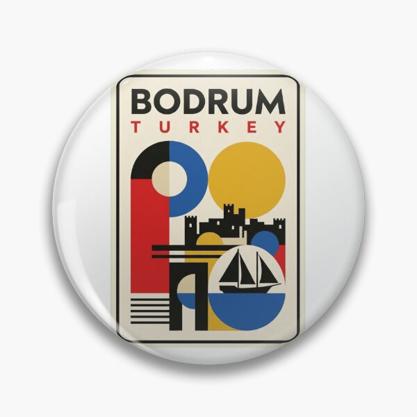 Item preview, Retro Bodrum Bauhaus Geometric Skyline designed and sold by k3rstman1.
