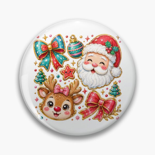 Item preview, Merry Christmas Santa Reindeer Holiday Lights designed and sold by DYAFLK.